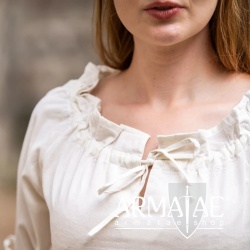 Leonardo Carbone Mittelalter Bluse VERA Farbe Natur 2036n bei Armatae.shop Leonardo Carbone Mittelalter Bluse VERA Farbe Natur 2036n bei Armatae.shop