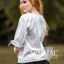 Leonardo Carbone Mittelalterbluse VERA Weiß 2036w bei Armatae.shop Leonardo Carbone Mittelalterbluse VERA Weiß 2036w bei Armatae.shop