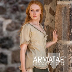Leonardo Carbone Kurzarmbluse Gabriela Hanf 2039h bei Armatae.shop Leonardo Carbone Kurzarmbluse Gabriela Hanf 2039h bei Armatae.shop
