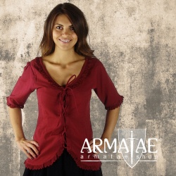 Leonardo Carbone Kurzarmbluse GABRIELA 2039r bei Armatae.shop