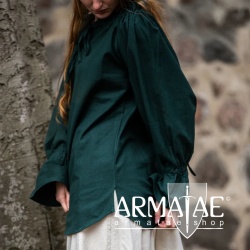 Leonardo Carbone Mittelalterbluse MORGAN Grün 2108g bei Armatae.shop Leonardo Carbone Mittelalterbluse MORGAN Grün 2108g bei Armatae.shop