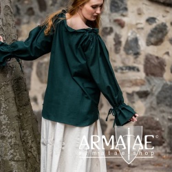 Leonardo Carbone Mittelalterbluse MORGAN Grün 2108g bei Armatae.shop Leonardo Carbone Mittelalterbluse MORGAN Grün 2108g bei Armatae.shop