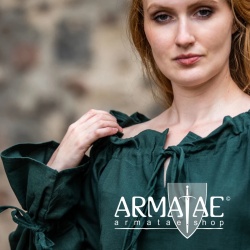 Leonardo Carbone Mittelalterbluse MORGAN Grün 2108g bei Armatae.shop Leonardo Carbone Mittelalterbluse MORGAN Grün 2108g bei Armatae.shop