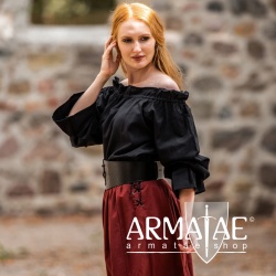 Leonardo Carbone Mittelalterbluse MORGAN Schwarz 2108s bei Armatae.shop Leonardo Carbone Mittelalterbluse MORGAN Schwarz 2108s bei Armatae.shop