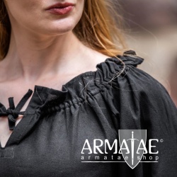 Leonardo Carbone Mittelalterbluse MORGAN Schwarz 2108s bei Armatae.shop Leonardo Carbone Mittelalterbluse MORGAN Schwarz 2108s bei Armatae.shop