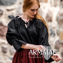 Leonardo Carbone Mittelalterbluse MORGAN Schwarz 2108s bei Armatae.shop Leonardo Carbone Mittelalterbluse MORGAN Schwarz 2108s bei Armatae.shop