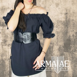 Leonardo Carbone Mittelalterbluse VERENA Schwarz 2109s bei Armatae.shop Leonardo Carbone Mittelalterbluse VERENA Schwarz 2109s bei Armatae.shop
