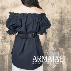 Leonardo Carbone Mittelalterbluse VERENA Schwarz 2109s bei Armatae.shop Leonardo Carbone Mittelalterbluse VERENA Schwarz 2109s bei Armatae.shop