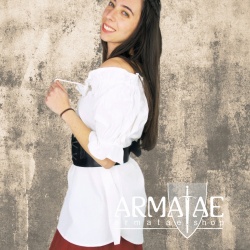 Leonardo Carbone Mittelalterbluse VERENA Weiß 
 2109w bei Armatae.shop Leonardo Carbone Mittelalterbluse VERENA Weiß 
 2109w bei Armatae.shop