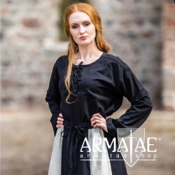 Leonardo Carbone Mittelalter Bluse 2074 TILDA Schwarz bei Armatae.shop Leonardo Carbone Mittelalter Bluse 2074 TILDA Schwarz bei Armatae.shop
