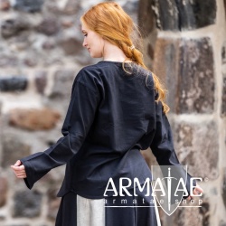 Leonardo Carbone Mittelalter Bluse 2074 TILDA Schwarz bei Armatae.shop Leonardo Carbone Mittelalter Bluse 2074 TILDA Schwarz bei Armatae.shop