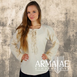Mittelalter Bluse Tilda Natur