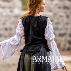 Leonardo Carbone Mittelalter Miederweste Odette Schwarz 2113s bei Armatae.shop Leonardo Carbone Mittelalter Miederweste Odette Schwarz 2113s bei Armatae.shop