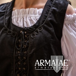 Leonardo Carbone Mittelalter Miederweste Odette Schwarz 2113s bei Armatae.shop Leonardo Carbone Mittelalter Miederweste Odette Schwarz 2113s bei Armatae.shop