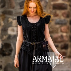 Leonardo Carbone Samt-Miederweste Adrienne Schwarz 6025s bei Armatae.shop Leonardo Carbone Samt-Miederweste Adrienne Schwarz 6025s bei Armatae.shop
