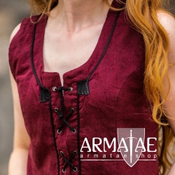 Leonardo Carbone Miederweste mit Stickerei SELMA Rot 6026r bei Armatae.shop Leonardo Carbone Miederweste mit Stickerei SELMA Rot 6026r bei Armatae.shop