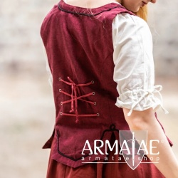 Leonardo Carbone Miederweste mit Stickerei SELMA Rot 6026r bei Armatae.shop Leonardo Carbone Miederweste mit Stickerei SELMA Rot 6026r bei Armatae.shop