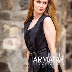 Leonardo Carbone Miederweste mit Stickerei Selma Schwarz 6026s bei Armatae.shop