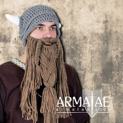 The Knight Shop Wikingerhelm Mütze mit Bart HA-005 bei Armatae.shop The Knight Shop Wikingerhelm Mütze mit Bart HA-005 bei Armatae.shop