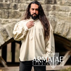 Leonardo Carbone Biesenhemd Oswald in Farbe Natur auf https://armatae.shop