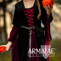 Leonardo Carbone Samtkleid Kleid Circe  2114sr Schwarz Rot bei https://armatae.shop Leonardo Carbone Samtkleid Kleid Circe  2114sr Schwarz Rot bei https://armatae.shop