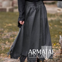 Leonardo Carbone Mittelalter Rock Svenjy mit Stickerei Blau 4002bl auf Armatae.shop