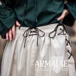 Leonardo Carbone Mittelalter Rock Svenja mit Stickerei Natur 4002n auf Armatae.shop Leonardo Carbone Mittelalter Rock Svenja mit Stickerei Natur 4002n auf Armatae.shop