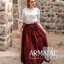 Leonardo Carbone Mittelalter Rock Svenja Rot 4002r auf Armatae.shop