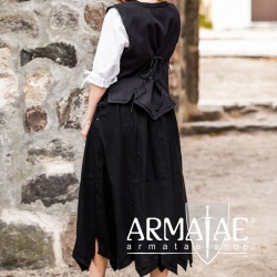 Leonardo Carbone Mittelalter Rock Svenja 4002s Schwarz auf https://armatae.shop