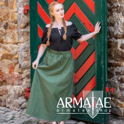 Leonardo Carbone Mittelalter Rock Smilla Grün 4003g auf https://armatae.shop