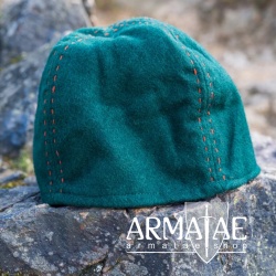 Leonardo Carbone Wikinger Wollkappe Sjard Grün 7136g auf https://armatae.shop