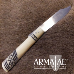 Wikinger Klappmesser Edelstahl, Bein 8410 auf https://armatae.shop