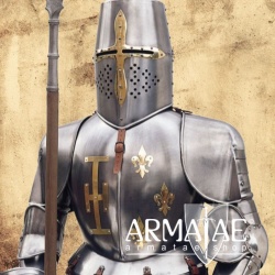 Turnierrüstung mit Lanze und Schild nach einem Original aus der königlichen Rüstkammer in Madrid auf https://armatae.shop Turnierrüstung mit Lanze und Schild nach einem Original aus der königlichen Rüstkammer in Madrid auf https://armatae.shop