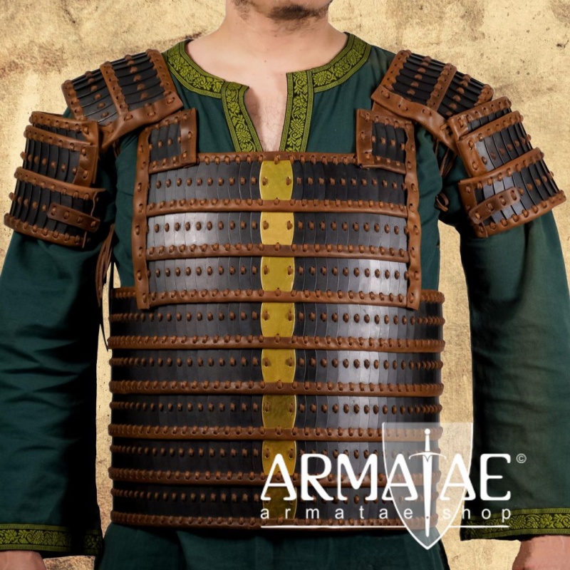 Wikinger Reenactment Lamellenpanzerung / Lamellenrüstung in 3 Größen auf https://armatae.shop