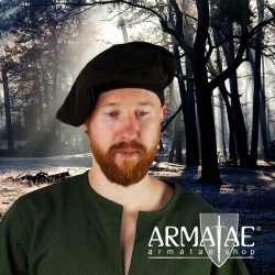 Leonardo Carbone Barett aus Wollgemisch Raphael Schwarz CP-44s auf https://armatae.shop