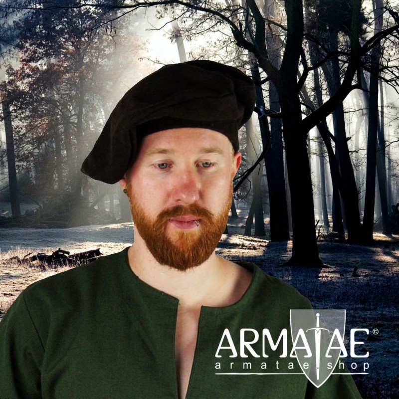 Leonardo Carbone Barett aus Wollgemisch Raphael Schwarz CP-44s auf https://armatae.shop