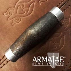 Alotrium Griff für Rapier, Degen, Dolch aus Holz mit Stahlzwingen auf https://armatae.shop