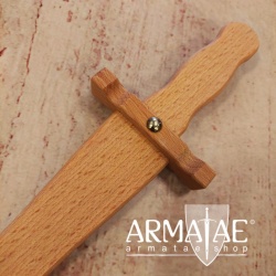 Wikinger Holzschwert aus Buchenholz geölt auf https://armatae.shop