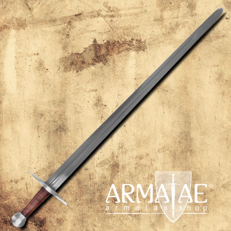 Sir Wiliam Marshal Einhandschwert mit Lederscheide, detailgetreue Replik auf https://armatae.shop Sir Wiliam Marshal Einhandschwert mit Lederscheide, detailgetreue Replik auf https://armatae.shop