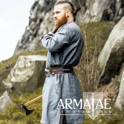 Leonardo Carbone Leinentunika Halvar 1097blgr Blaugrau auf https://armatae.shop