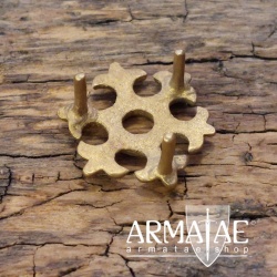 Zierniete, Fleur de Lis Rosette aus massivem Messing auf https://armatae.shop Zierniete, Fleur de Lis Rosette aus massivem Messing auf https://armatae.shop