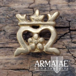 Zierniete, Krone aus massivem Messing auf https://armatae.shop