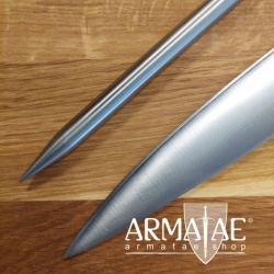 Mittelalter Besteck Kutscherbesteck ROSTFREI mit Doppel-Lederscheide auf https://armatae.shop