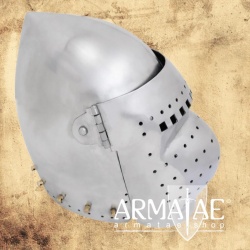 14. Jhd. Bascinet Visierhelm