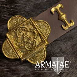 S.P.Q.R. Ledergürtel Sankt Georg auf https://armatae.shop