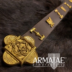 S.P.Q.R. Ledergürtel Sankt Georg auf https://armatae.shop