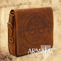 Vikings Aktentasche, Umhängetasche, Laptop-Tasche aus Leder von Mythrojan auf https://armatae.shop
