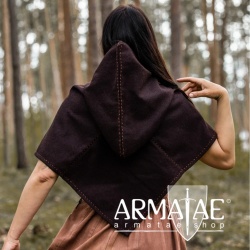 Skjoldehamm Gugel aus hochwertigem Wollmix in Farbe Braun auf https://armatae.shop Skjoldehamm Gugel aus hochwertigem Wollmix in Farbe Braun auf https://armatae.shop