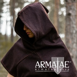 Skjoldehamm Gugel aus hochwertigem Wollmix in Farbe Braun auf https://armatae.shop Skjoldehamm Gugel aus hochwertigem Wollmix in Farbe Braun auf https://armatae.shop