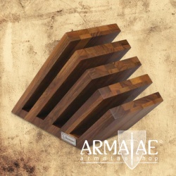 Burgvogel ® Magnetmesserblock aus Walnussholz Art. Nr. 1469.006.00.0 auf https://armatae.shop